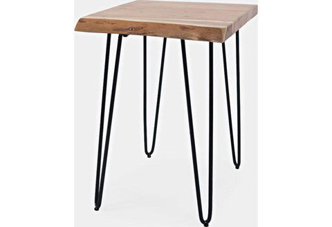 Nature's Edge Live Edge Chairside Table Natural