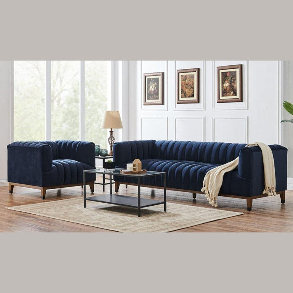 Dolce Apartment Sofa - Velvet Grey
