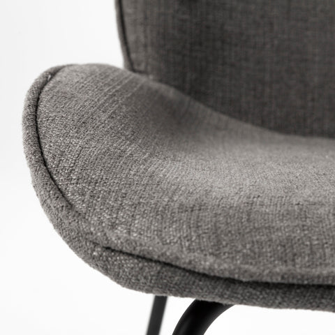 Inala Dining Chair Series featuring Upholstered Seat and Metal Base