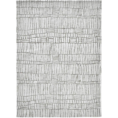 Milton Machine Woven Rug - Ivory/Grey