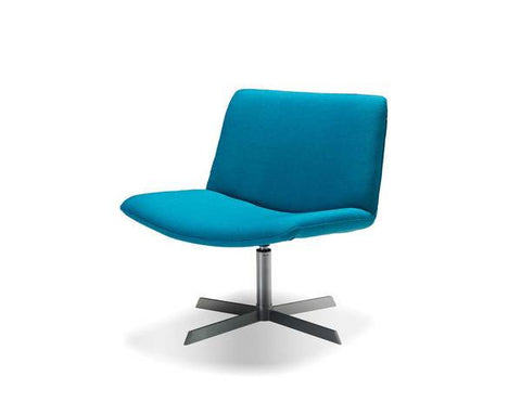 Mobital Office Varley Blue Fabric Lounge Chair