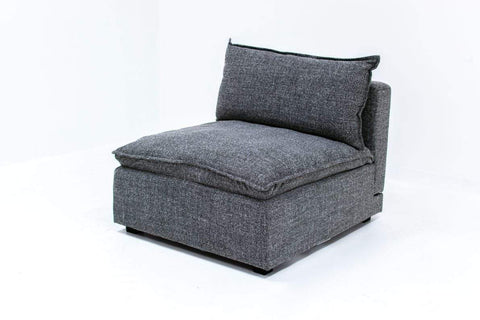 Marliss Armless Chair-Vinci Ash