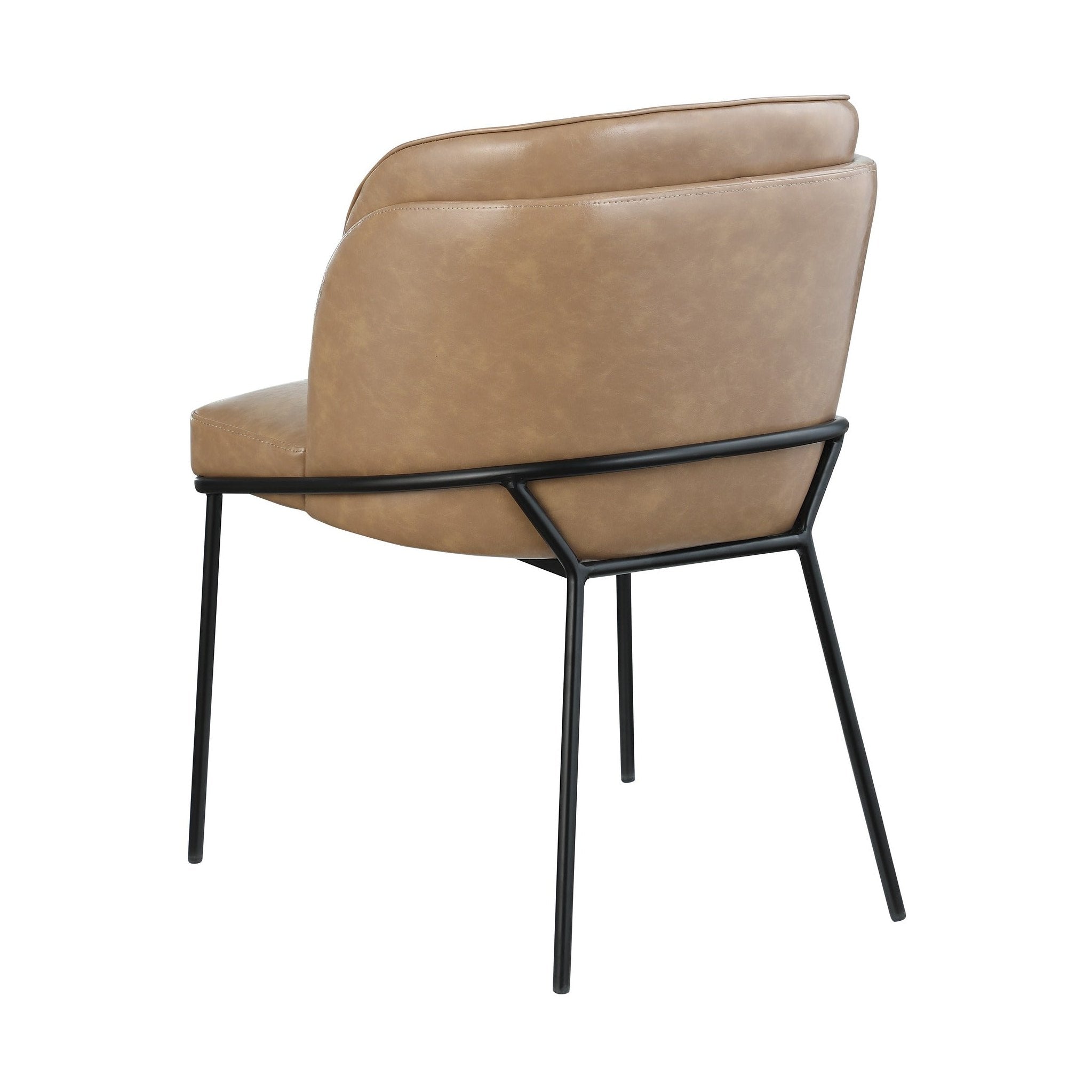 Angelo Faux Leather Dining Chair - Tan