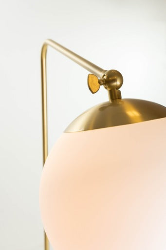 Dante 3 Arm Antique Brass Floor Lamp