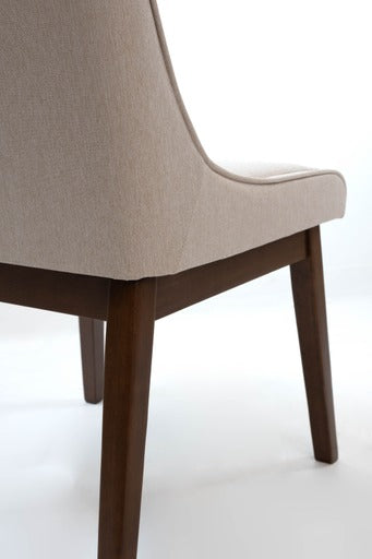 Elicia Dining Chair with wood legs