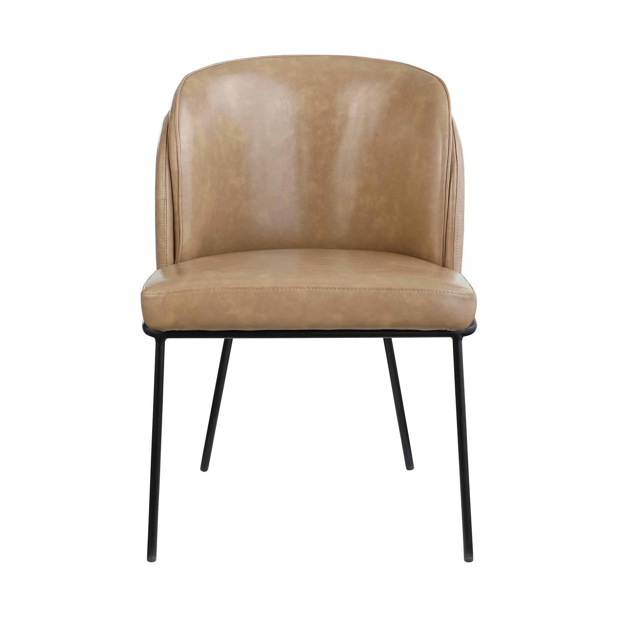 Angelo Faux Leather Dining Chair - Tan
