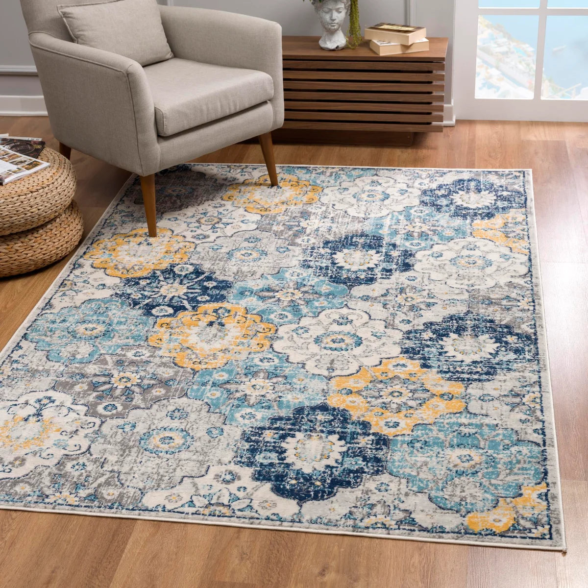 Splash Rug - 202855 - Blue