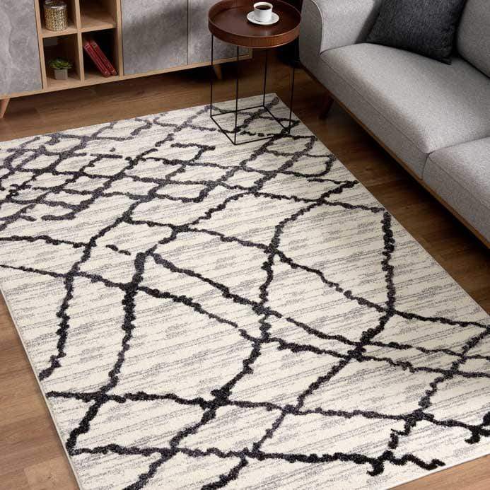 Courtney Rug - 203976 - White Grey