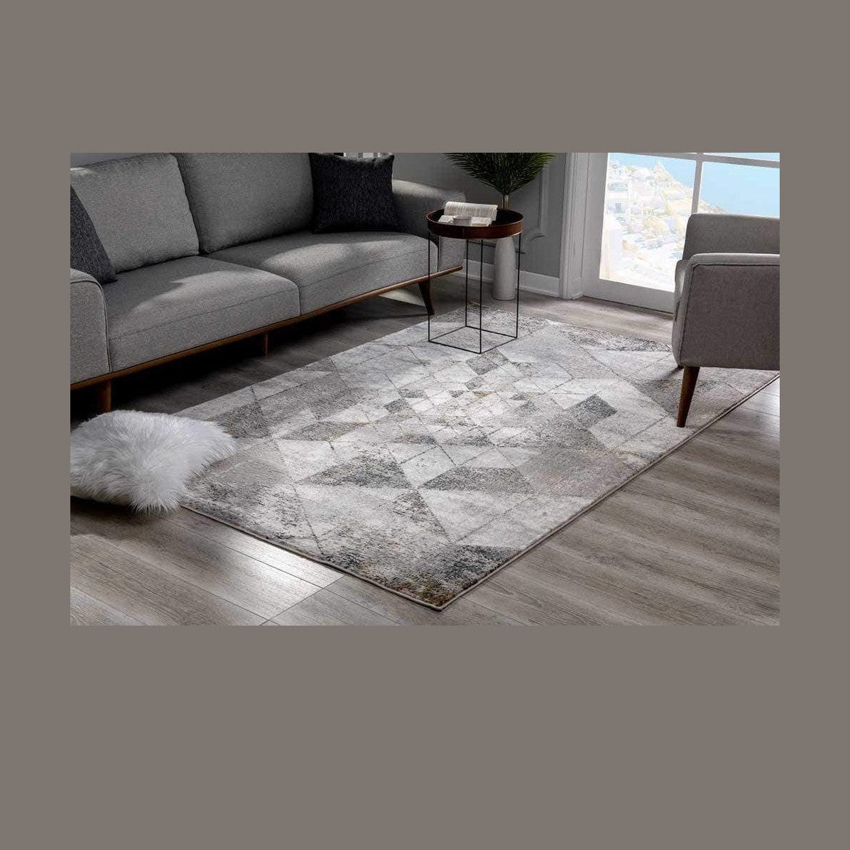 Skylar Rug - 201096 - Cream Grey