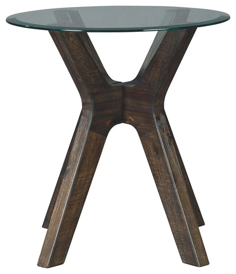 Zannory Round End Table