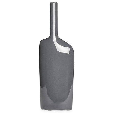 vendor-unknown Home Accents Alba Long Neck Tall Vase grey (5349672911001)
