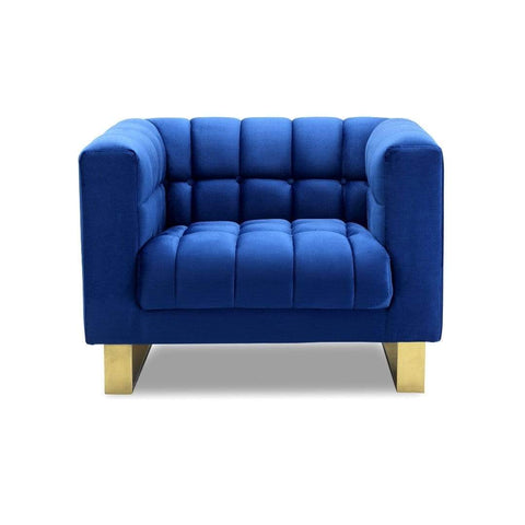 vendor-unknown Living Room Angelica Chair-Blue (5349739004057)