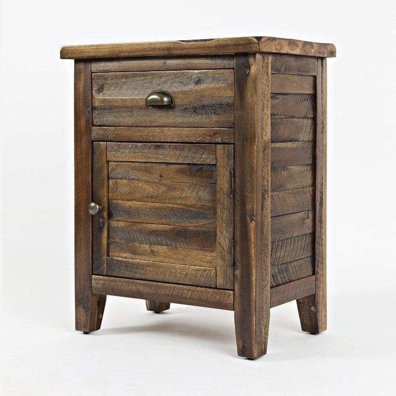 vendor-unknown Living Room Artisan's Craft Accent Table - Brown (5349705744537)
