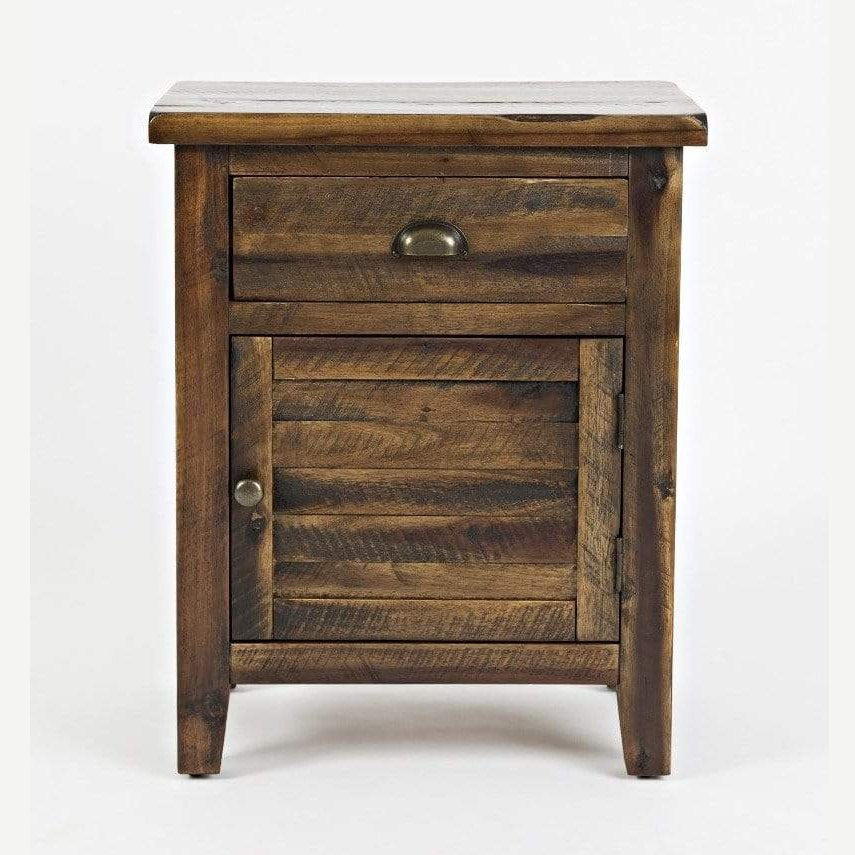 vendor-unknown Living Room Artisan's Craft Accent Table - Brown (5349705744537)