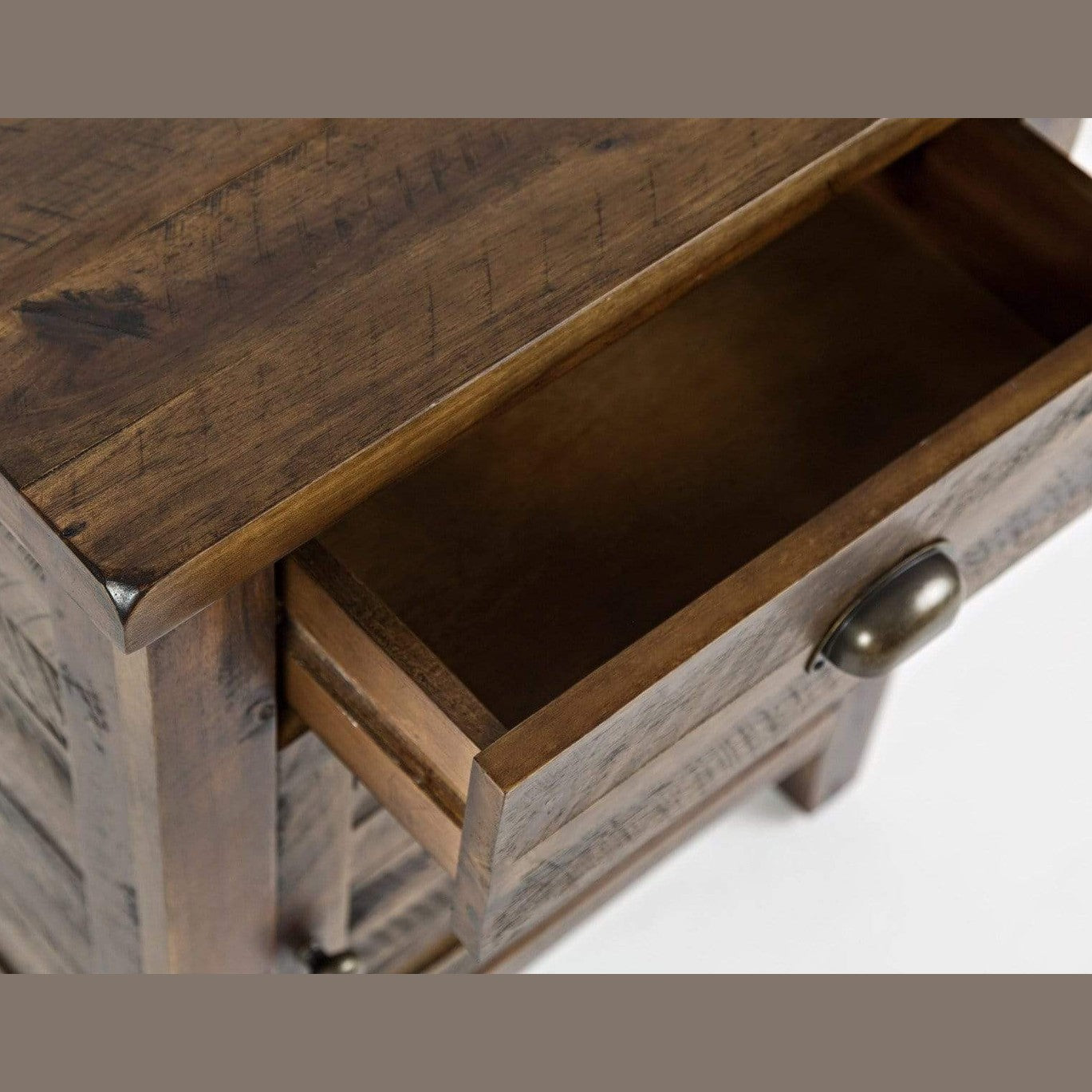 vendor-unknown Living Room Artisan's Craft Accent Table - Brown (5349705744537)