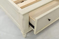 vendor-unknown Bed Room Avignon Storage Bed- Ivory- Double (5349702467737)