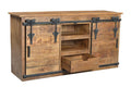 vendor-unknown Living Room Barn Door TV Console (5349683134617)