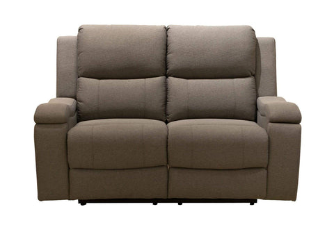 Clinton Manual Recliner loveseat - Silver Pepper