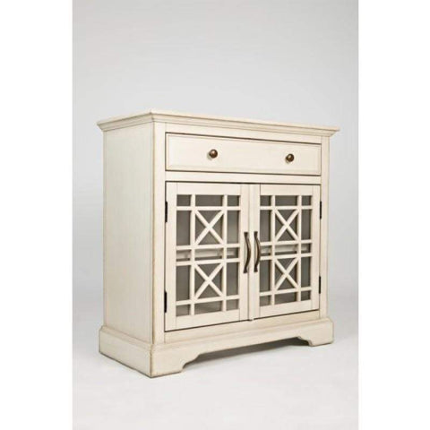 vendor-unknown Home Accents Craftsman 32" Accent Chest Cream (5349565333657)