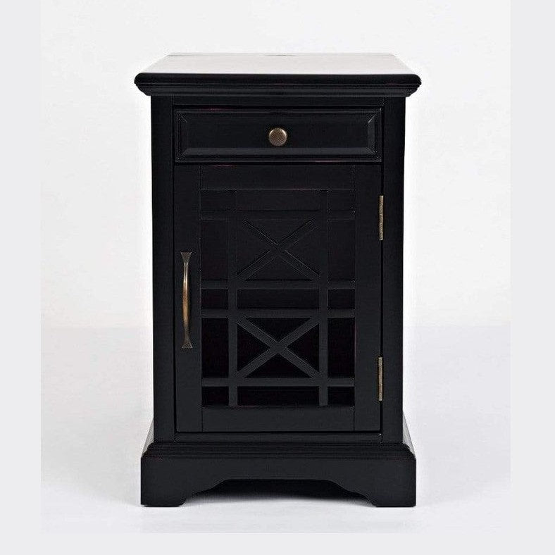 vendor-unknown Living Room Craftsman chairside table black (5349703123097)