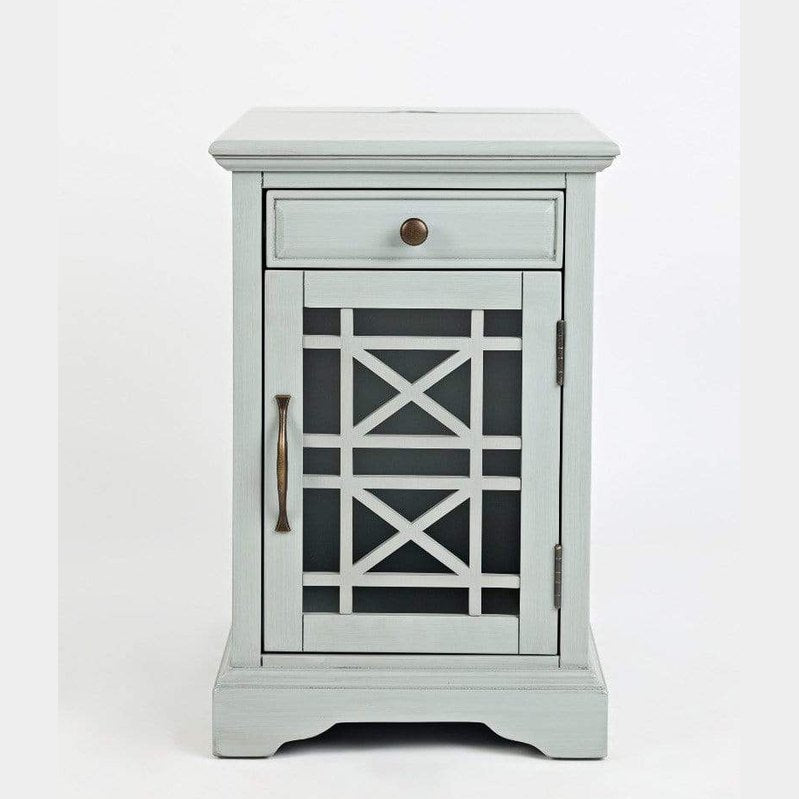 vendor-unknown Living Room Craftsman chairside table Navy Blue (5349703123097)