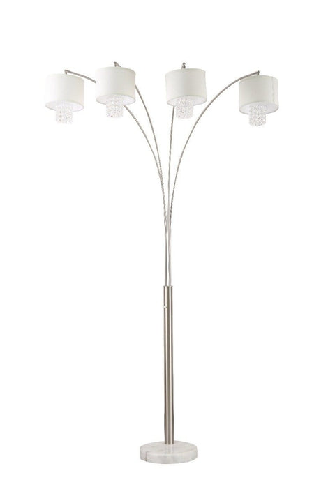 vendor-unknown Home Accents Crystal Arc Floor Lamp (5349495767193)