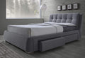 vendor-unknown Bed Room Fenbrook Transitional Grey Eastern Bed - King (5349868929177)