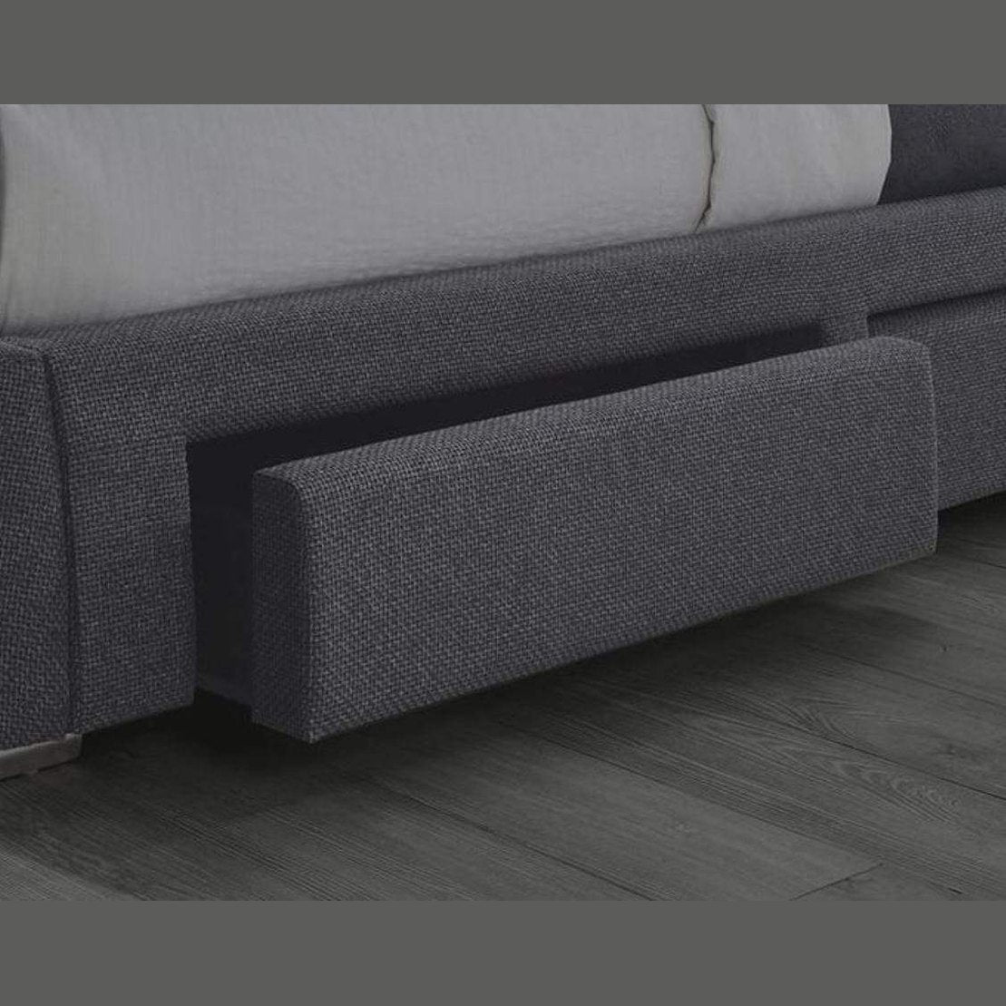 vendor-unknown Bed Room Fenbrook Transitional Grey Eastern Bed - King (5349868929177)