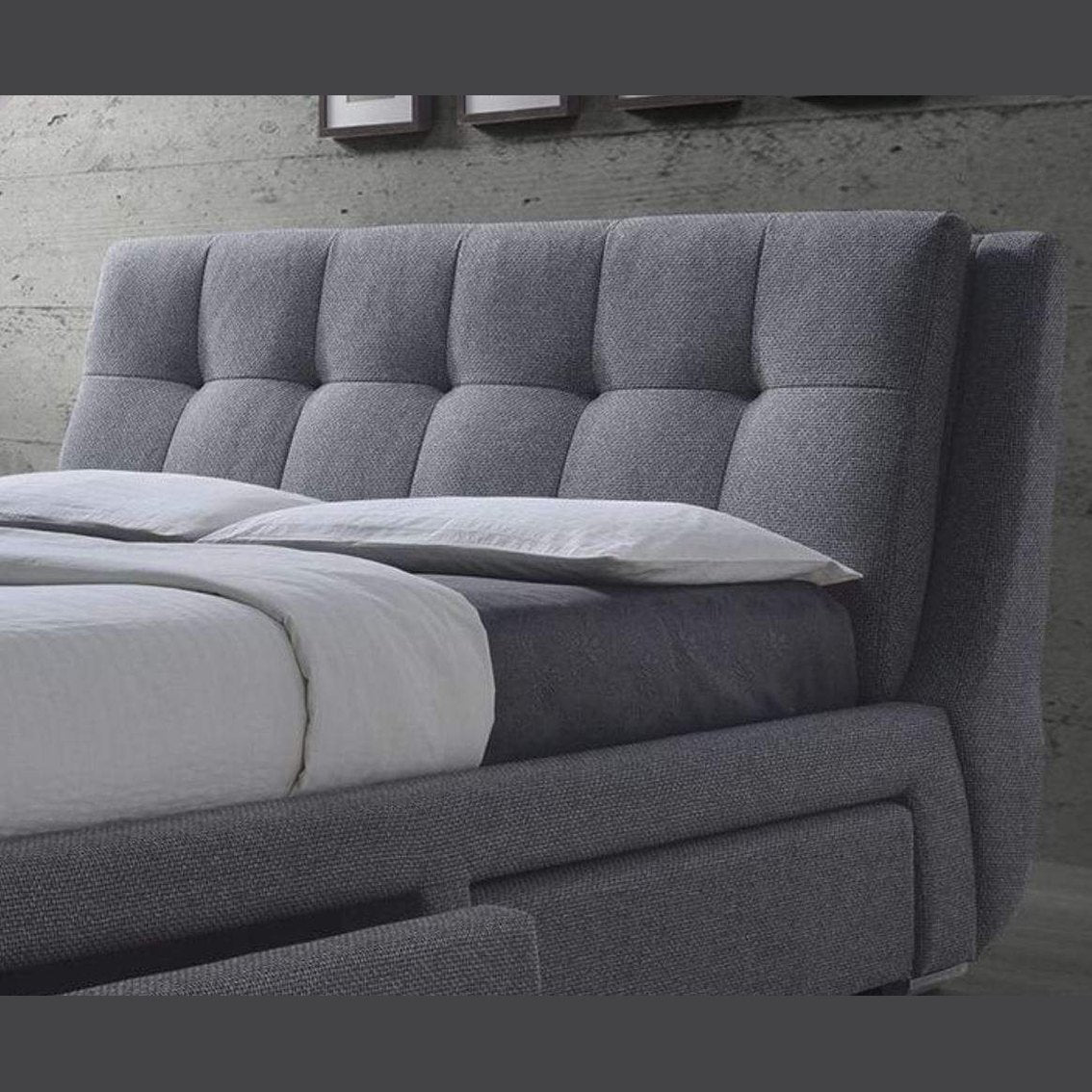 vendor-unknown Bed Room Fenbrook Transitional Grey Eastern Bed - King (5349868929177)