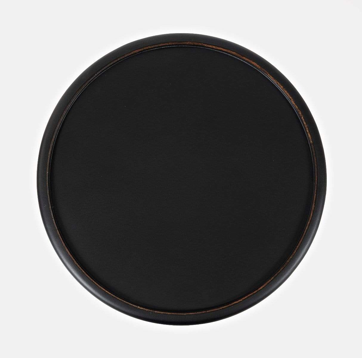 Global Archive Drum Table - Antique Black