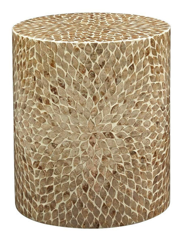 Global Archive Round Capiz Accent Table 1730-28SND