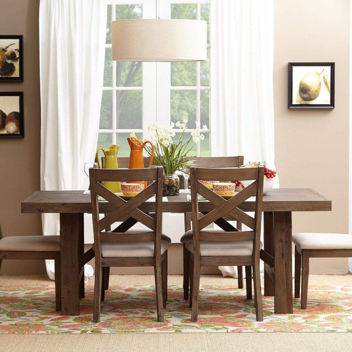 vendor-unknown Kitchen & Dining Hampton Road Trestle Dining Table (5349709611161)