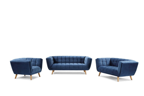 Kitsilano Loveseat - Velvet Blue