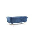 vendor-unknown Living Room Kitsilano Loveseat -Blue Velvet (5349456904345)