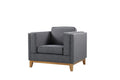 vendor-unknown Living Room Loden Accent Chair Charcoal (5349458051225)