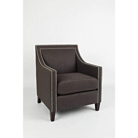 vendor-unknown Living Room Luca Accent Chair Charcoal (5349458346137)