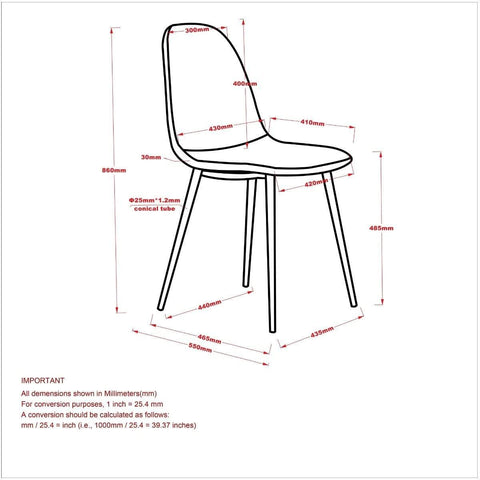 vendor-unknown Kitchen & Dining Lyna Chair - Beige (5349984370841)