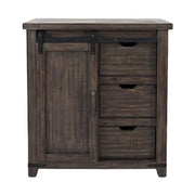 vendor-unknown Home Accents Madison County 32''  Barn Door Accent Cabinet - Vintage Brown (5349685821593)