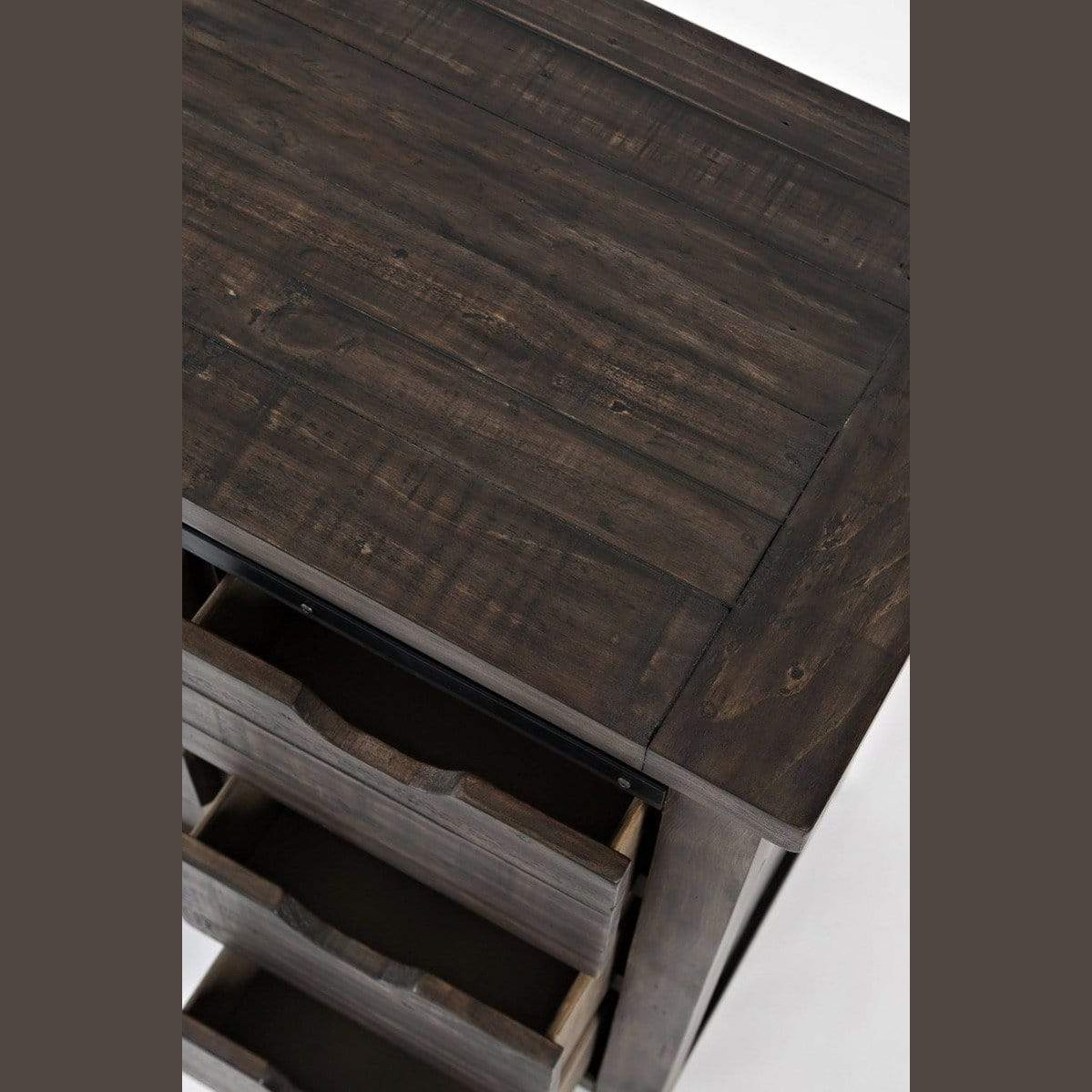 vendor-unknown Home Accents Madison County 32''  Barn Door Accent Cabinet - Vintage Brown (5349685821593)