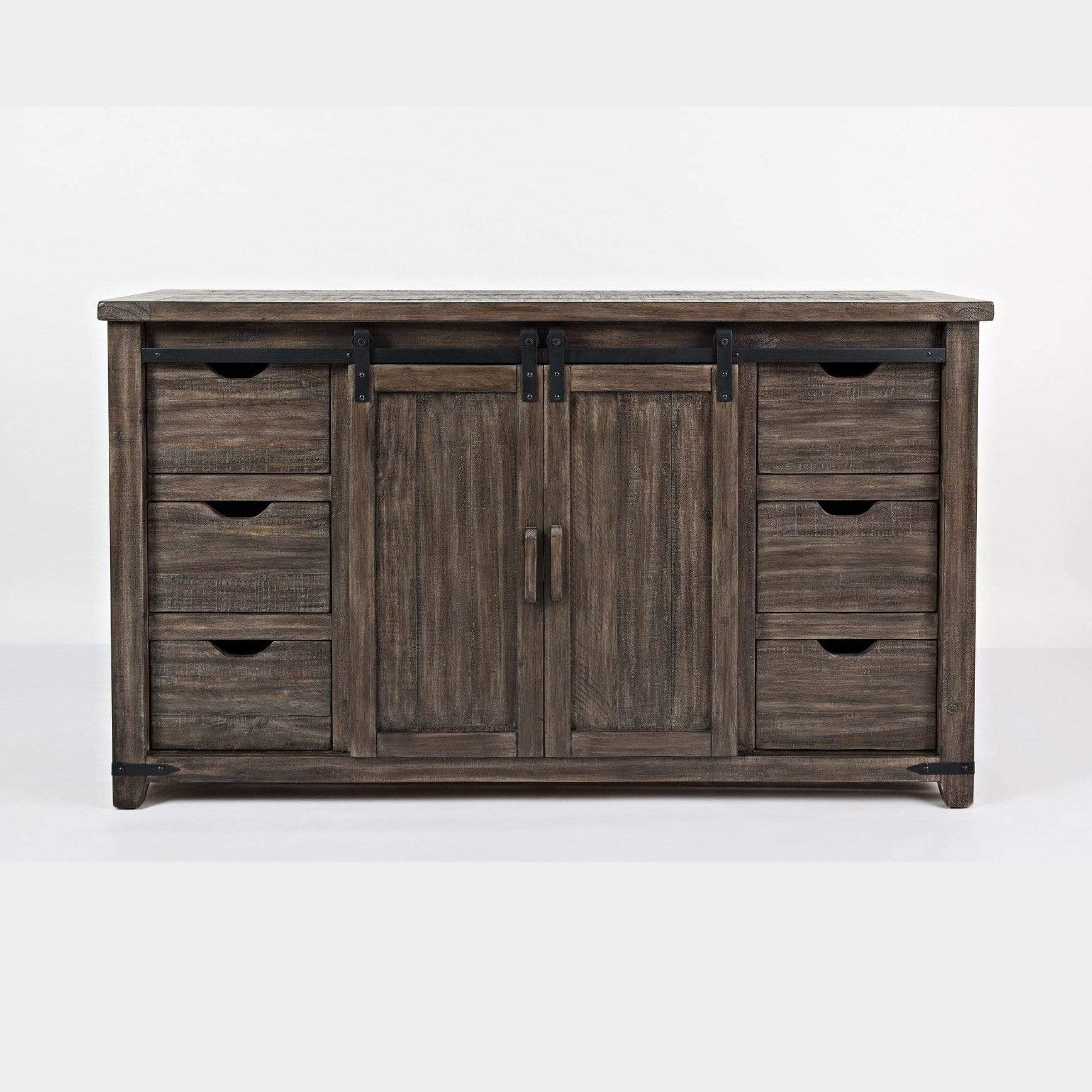 vendor-unknown Kitchen & Dining Madison County 60'' Barn Door server Brown (5349686608025)