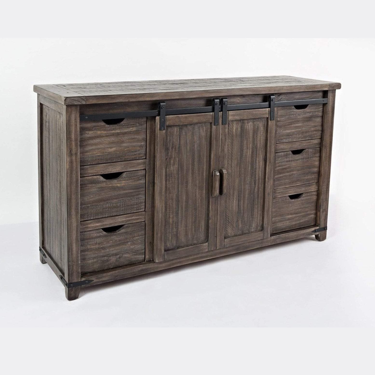 vendor-unknown Kitchen & Dining Madison County 60'' Barn Door server Brown (5349686608025)