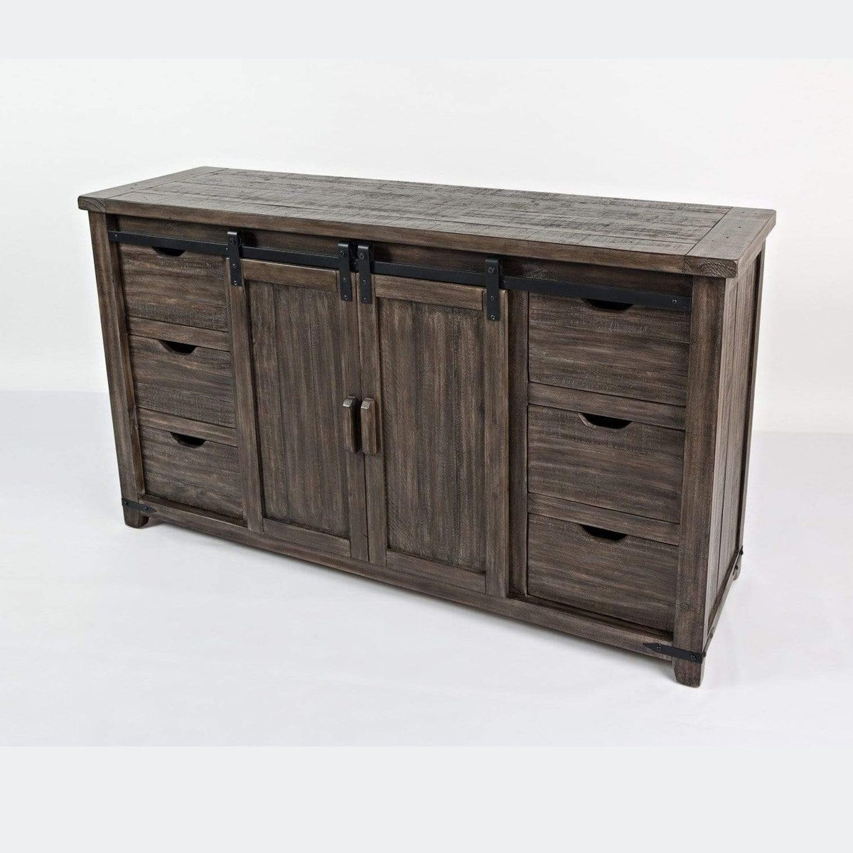 vendor-unknown Kitchen & Dining Madison County 60'' Barn Door server Brown (5349686608025)