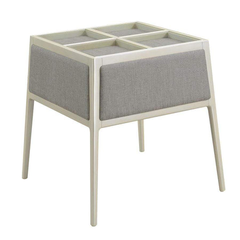 FLOOR MODEL Marcella END TABLE WITH TEMPERED GLASS