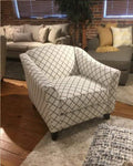 vendor-unknown Living Room Muse Blue Accent Chair (5349805031577)