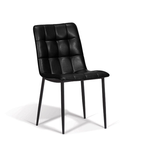 Paige Dining Chair - Black Leather Look