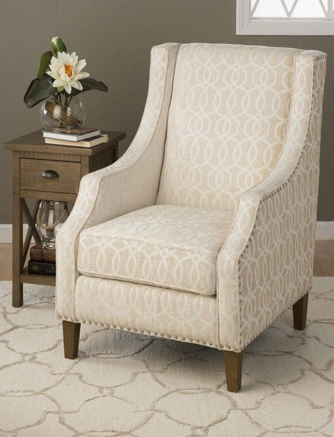 vendor-unknown Living Room Quinn Chair Ivory (5349489213593)