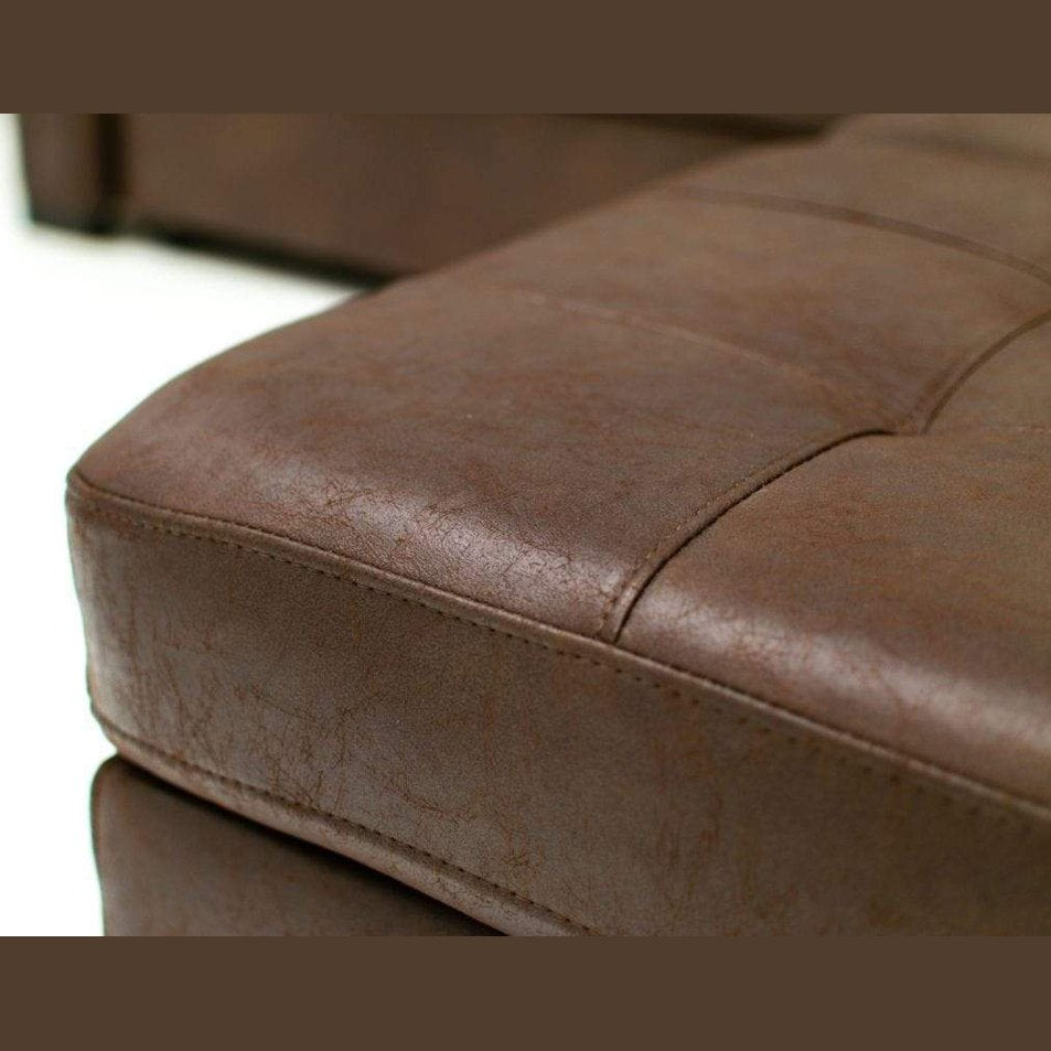 Sabrina Sectional Sleeper With Storage - Wow Mocha