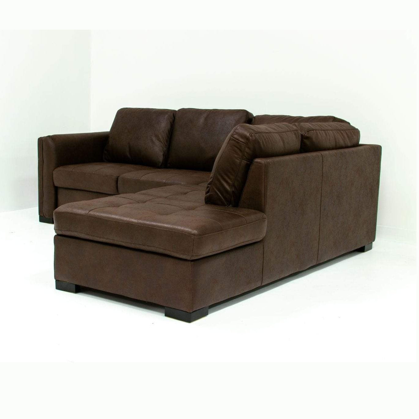 Sabrina Sectional Sleeper With Storage - Wow Mocha