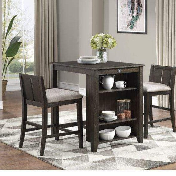 Sonoma - Brown 3-Piece Pack Counter Height Set